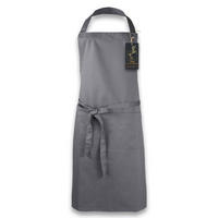 SCHÜRZE , 75x100 cm, 100% Baumwolle, Grau - Grau, Textil (75/100cm) - Zollner