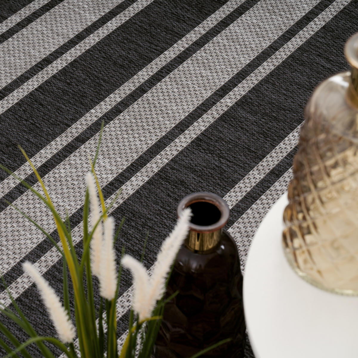 OUTDOORTEPPICH 140/200 cm Roma 273 - Grau, Textil (140/200cm) - Paco Home