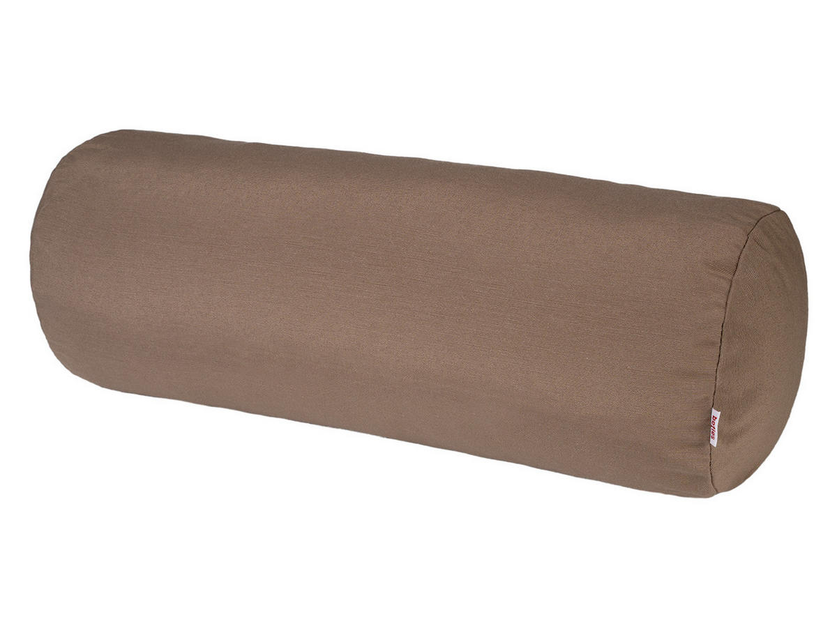 XL-NACKENROLLENHÜLLE Wunschton deep-taupe 25/70 cm - Braun, Textil (25/70cm) - beties Heimtextil