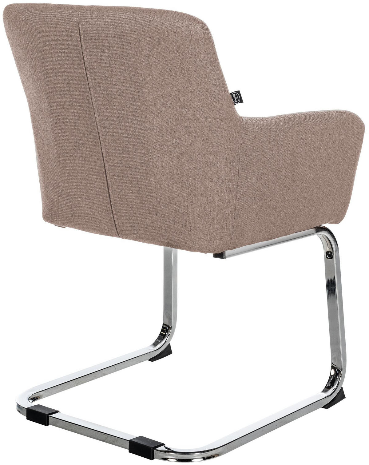 STUHL Pukki Stoff taupe - Grau, Metall (57/87/58cm) - TPFLiving