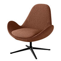 SESSEL - Beige/Schwarz, Textil/Metall (87/90/82cm) - home24