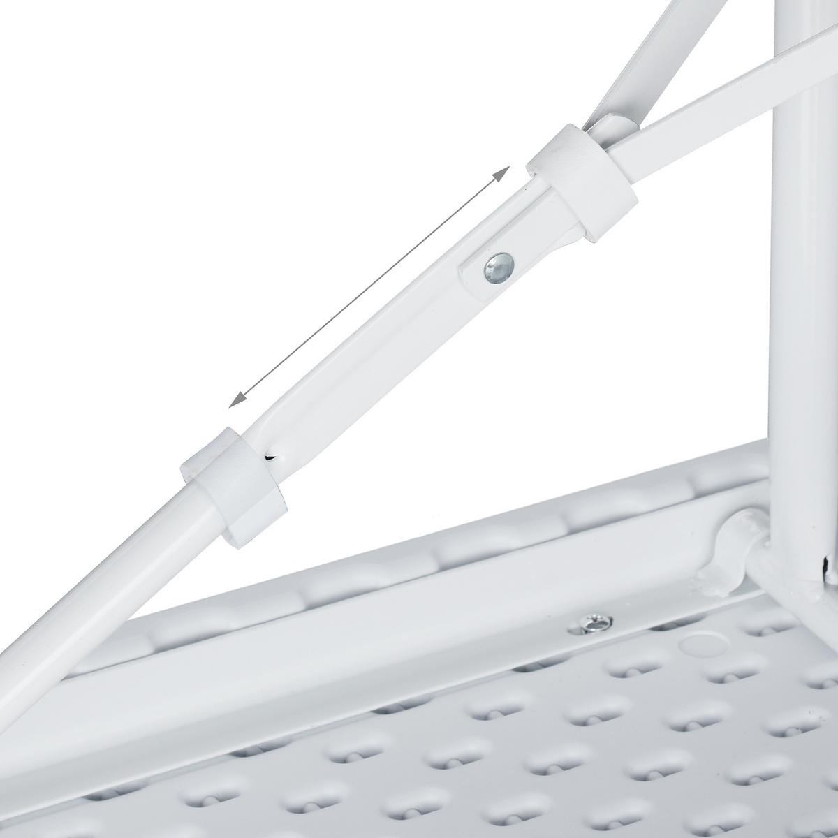 BIERBANK-SET - Weiß, Kunststoff/Metall - Relaxdays