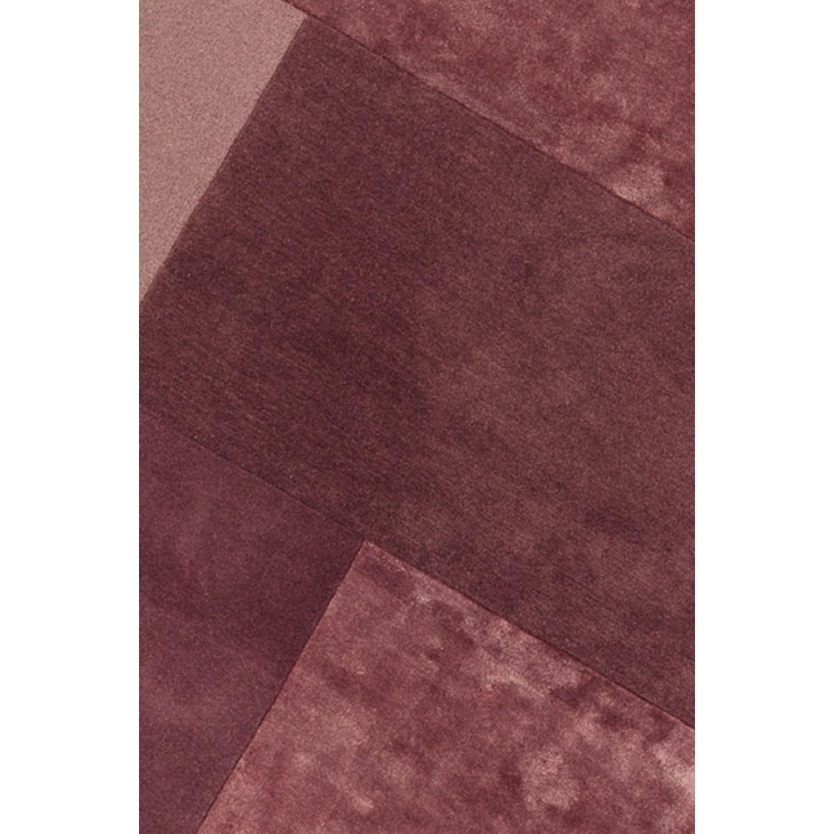 TEPPICH Moderner handgetufteter Slate Rosa 120 x 170 cm - Pink, Naturmaterialien (120/170cm) - Novatrend