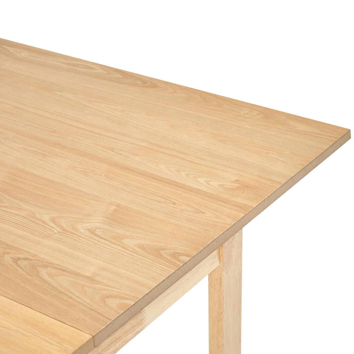 JÍDELNÍ STŮL vysunovací Světlý Jasan 160-200/95 cm Camden - světle hnědá, kompozitní dřevo (160/95/76cm) - Beliani