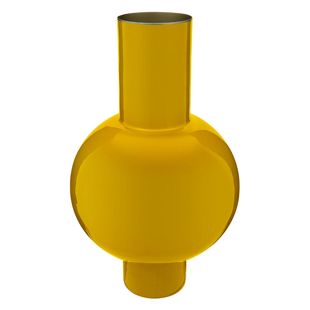 VASE Metal medium ocher 24x40 cm - Gelb, Metall (40cm) - Pip Studio