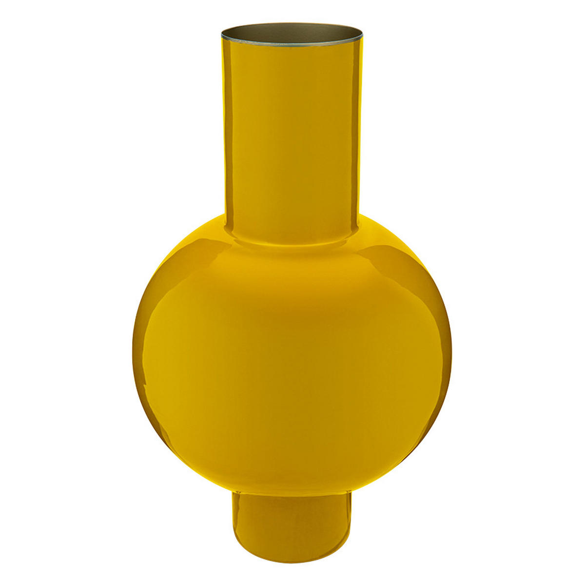 VASE Metal medium ocher 24x40 cm - Gelb, Metall (40cm) - Pip Studio