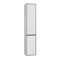HÄNGESÄULE Sophéa Weiß - Weiß, Holzwerkstoff (35/172/30cm) - Petits-meubles
