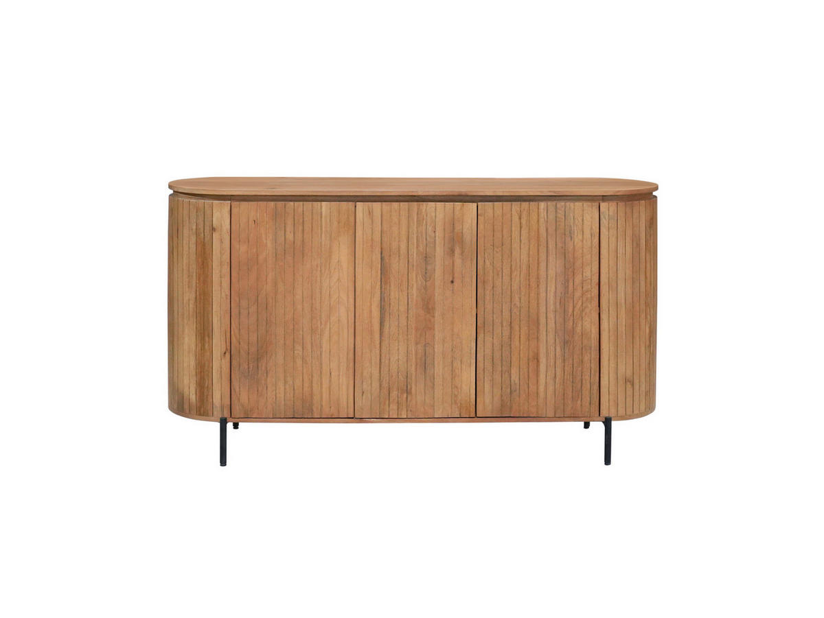 SIDEBOARD Helena Mangoholz 165 cm / 45 cm Natur - Naturfarben, Holz (165/90/45cm) - Villa Möbel