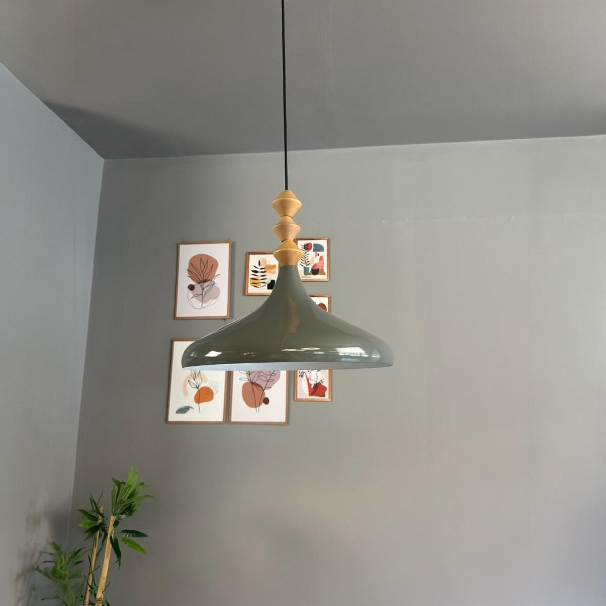 PENDELLEUCHTE Oslo - Anthrazit, Metall (35/35/21cm) - Bamyum