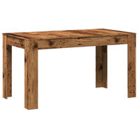 ESSTISCH Altholz-Optik 140/74,5/76 Cm Holzwerkstoff - Braun, Holzwerkstoff (140/74.5/76cm) - vidaXL