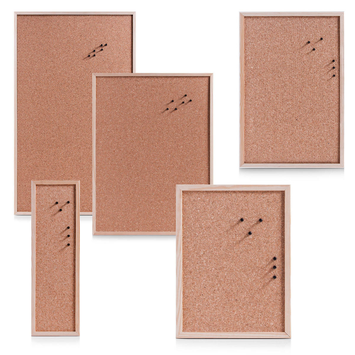 KORKTAFEL 30/40 cm - Braun, Naturmaterialien (30/1.4/40cm) - ZELLER