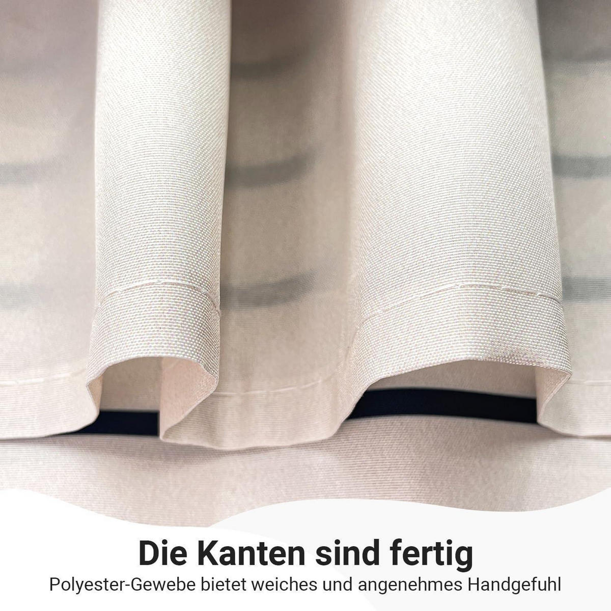 DUSCHVORHANG Geometrische Kurve 100 x 200 cm - Multicolor, Textil (100/200cm)