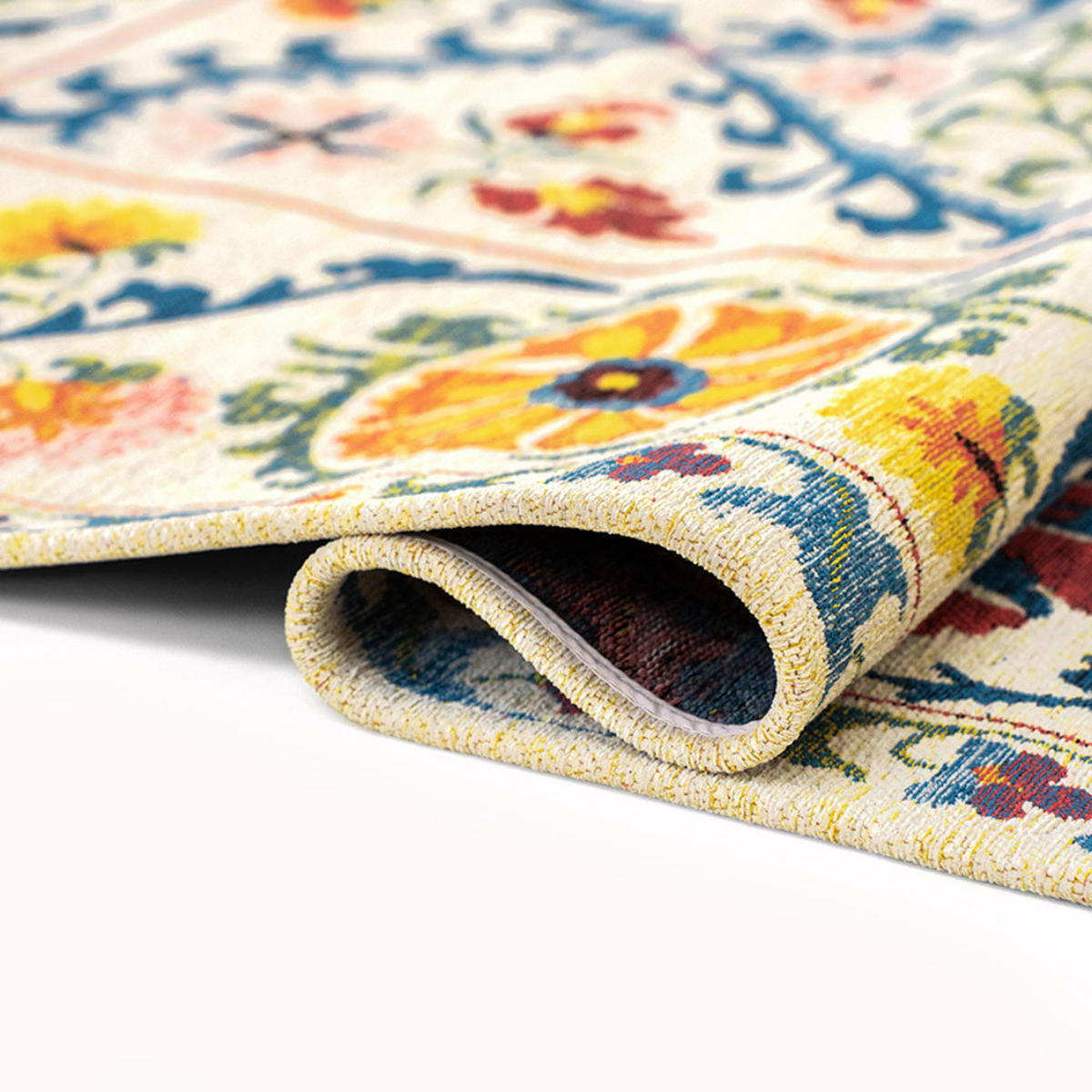 TEPPICH Origine Antiquarian Suzani 170/240 cm - Gelb, Kunststoff/Textil (170/240cm) - Louis De Poortere