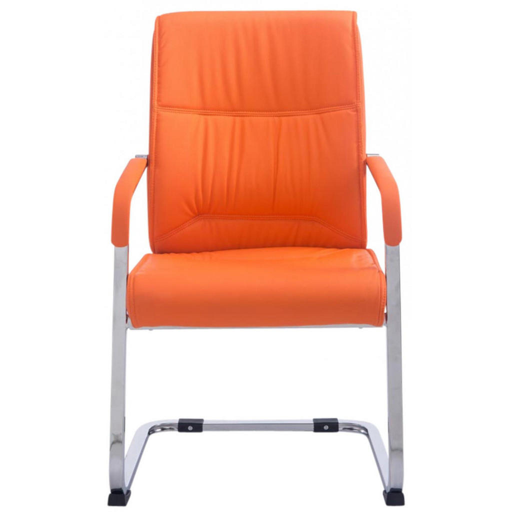 Thumbnail - CLP Schwingstuhl, Orange, Textil, 58x102x65 cm, Esszimmer, Stühle, Esszimmerstühle, Schwingstühle