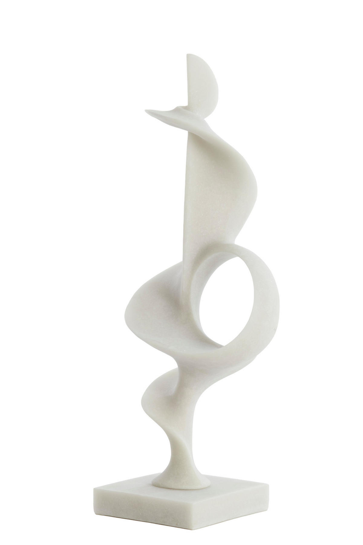ORNAMENT Vurot Weiß 28/20/70 cm - Weiß, Kunststoff (20/70/28cm) - Light & Living