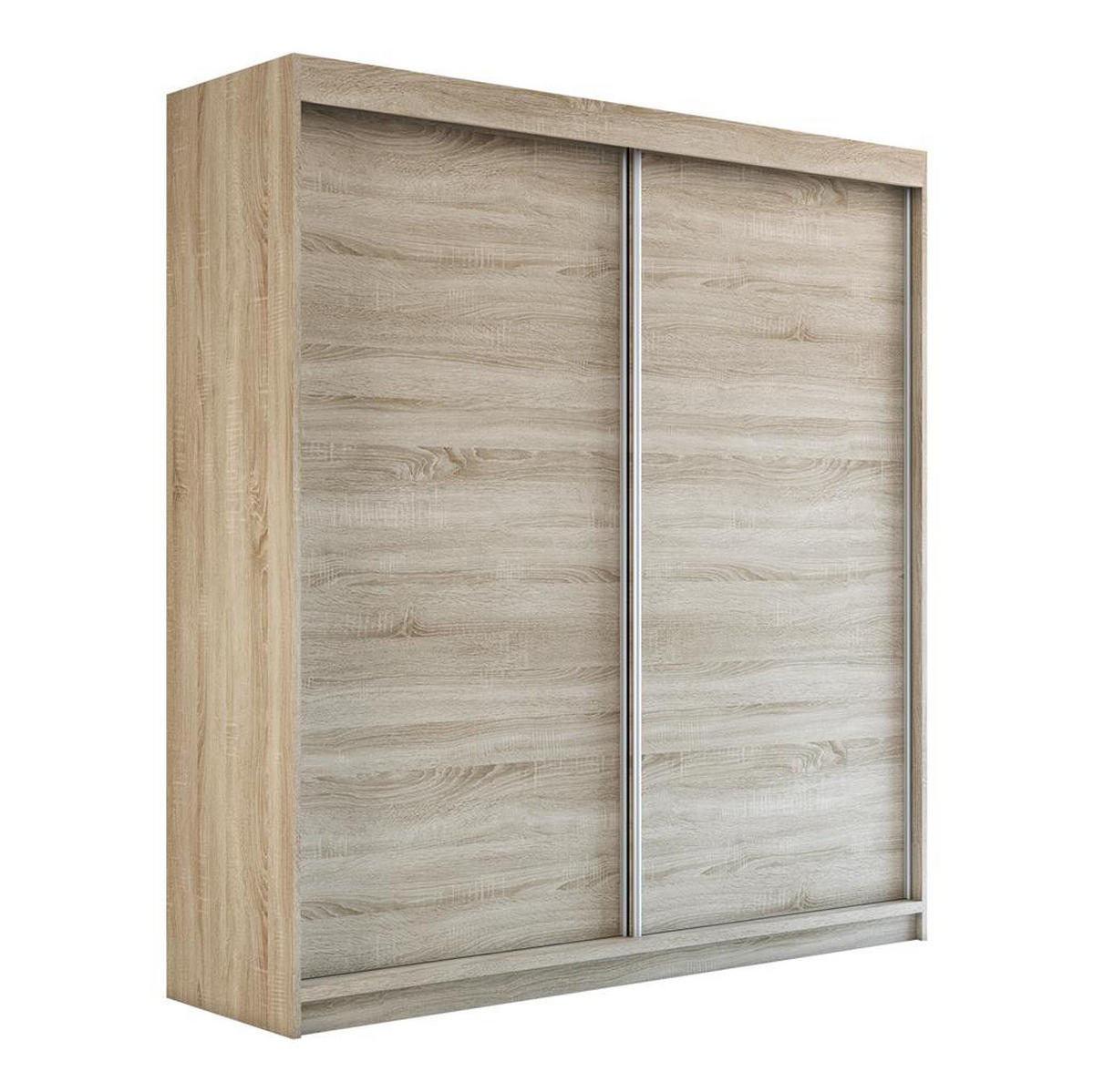 SCHWEBETÜRENSCHRANK 120 CM PAX Farbe: Sonoma / sonoma / sonoma - Braun, Holzwerkstoff (120/215/59.5cm) - A&J MöbelLand