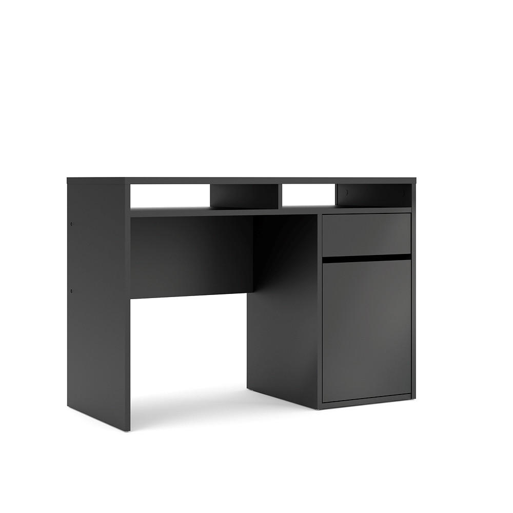 ebuy24 Schreibtisch Schwarz 48x77x110 cm