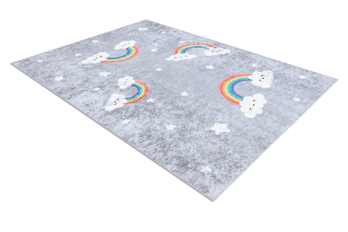 TEPPICH Junior 80/150 cm - Grau, Textil (80/150cm) - rugsX