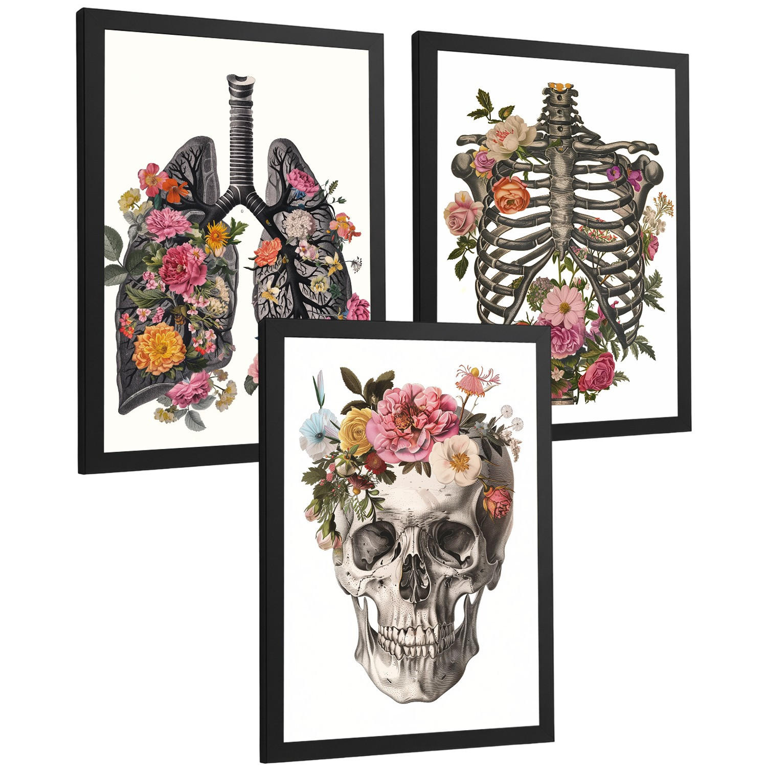 Nacnic Poster Schwarz 29.7x42x3 cm