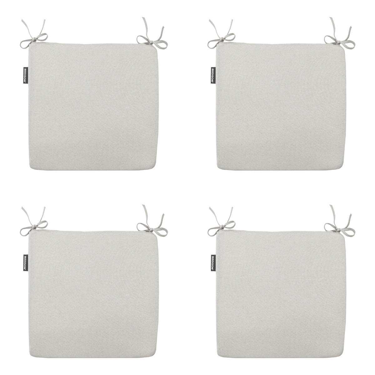 SITZKISSEN Panama 40/40 cm 4er-Set - Beige, Textil (40/4/40cm) - Madison