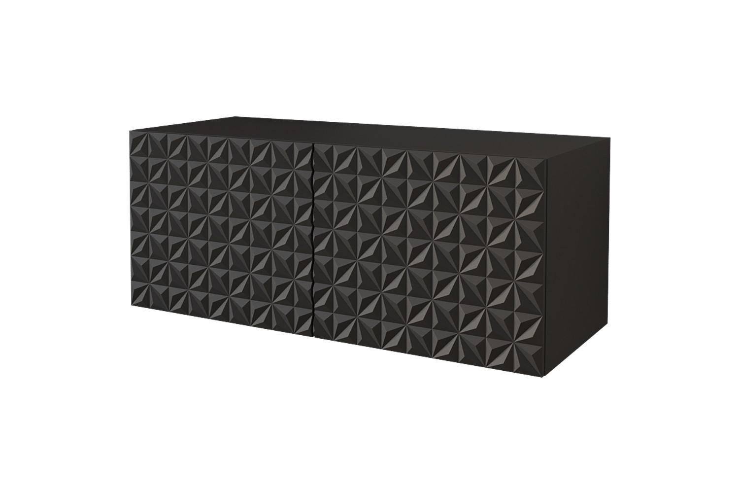 Altdecor Lowboard Schwarz 100x40x40 cm