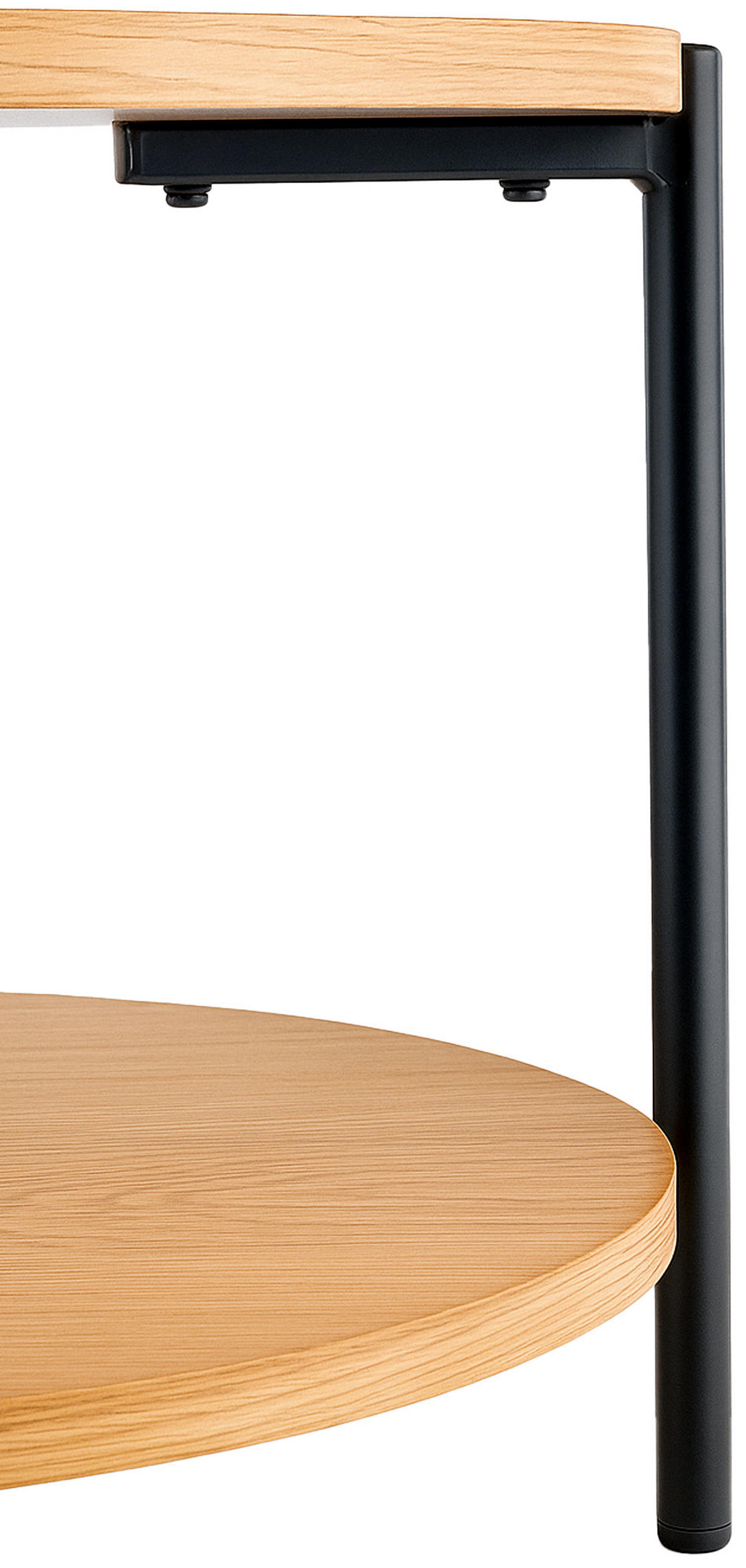 COUCHTISCH Bazon Holz Natura Beistelltisch Rund - Naturfarben, Holz (50/50/40cm) - DELUKE