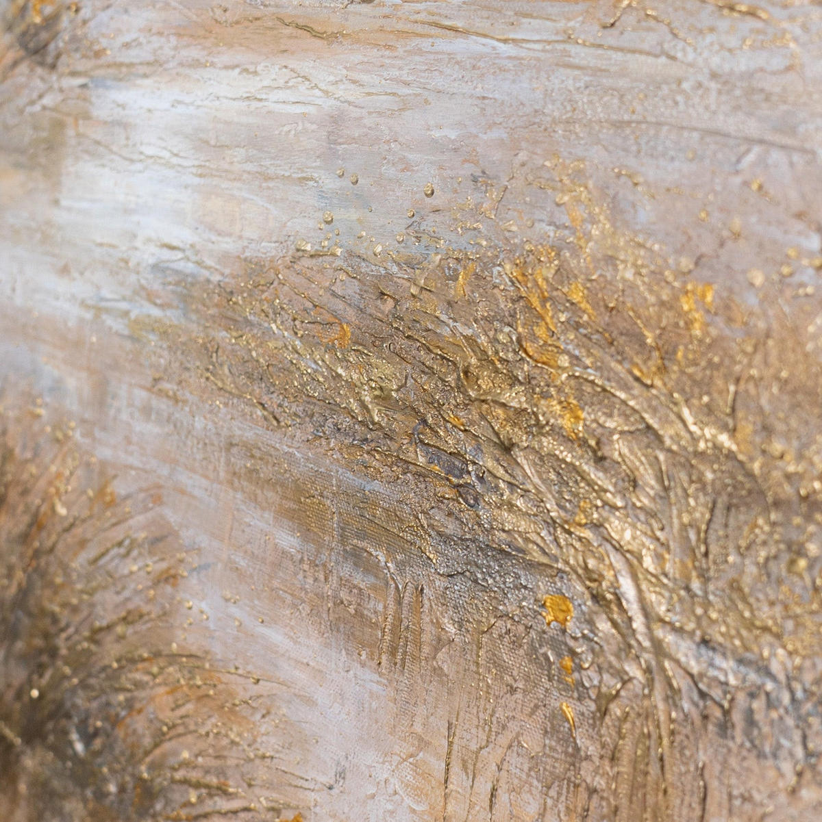GEMÄLDE Stille Ebene Schattenfugenrahmen Eichefarben 70x50 cm - Eichefarben, Holz (70/50cm) - YS-art gallery