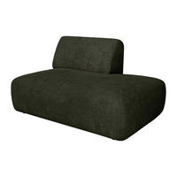 RECAMIERE ohne Schlaffunktion - 1 Person - stoff - grün Pogni - Grün, Textil (130/73/97cm) - Vente-Unique