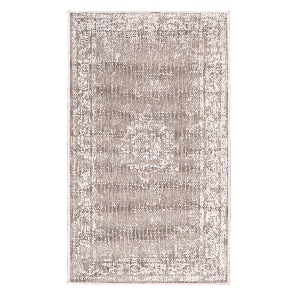 OUTDOOR-TEPPICH DuoRug 5577 Creme 80x150 cm - Beige, Textil (80/150cm) - carpet city