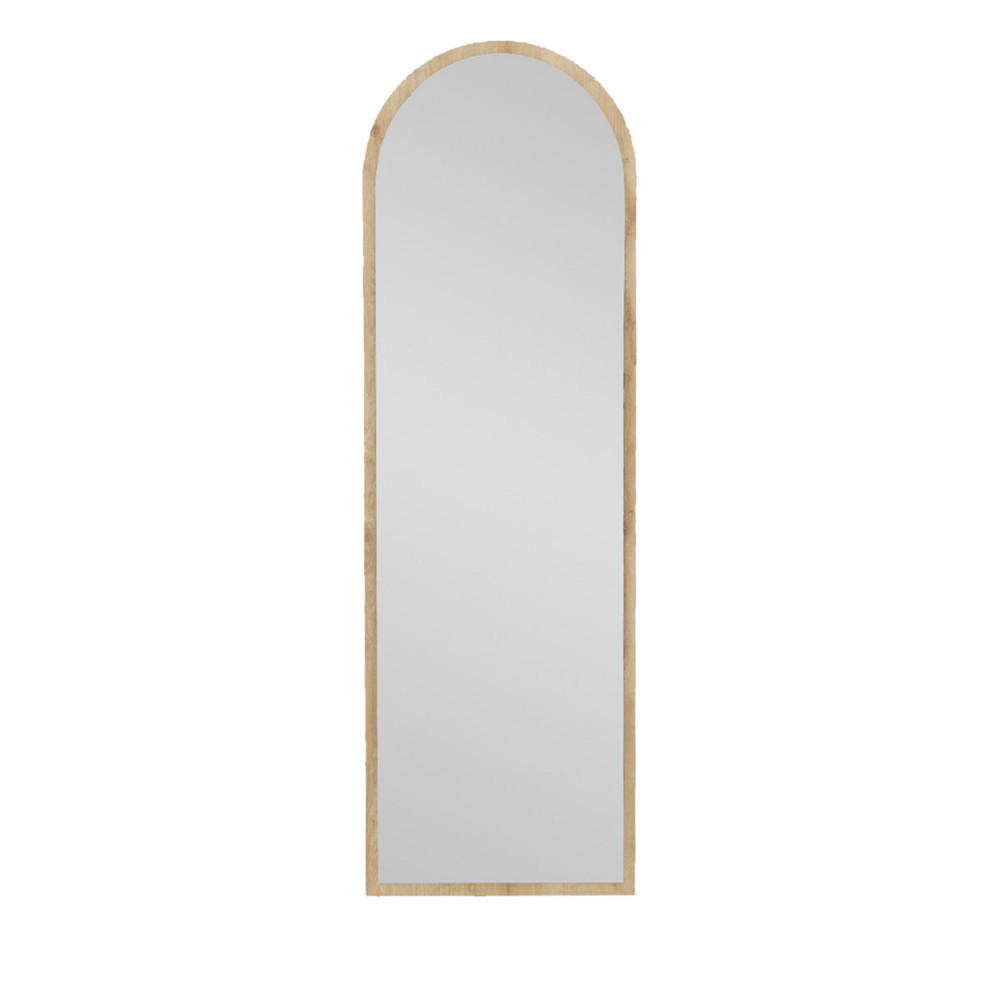 STANDSPIEGEL aus Holz 50x160cm - Emri - Klares Holz - Eschefarben, Holz (50/160/2.2cm) - Drawer