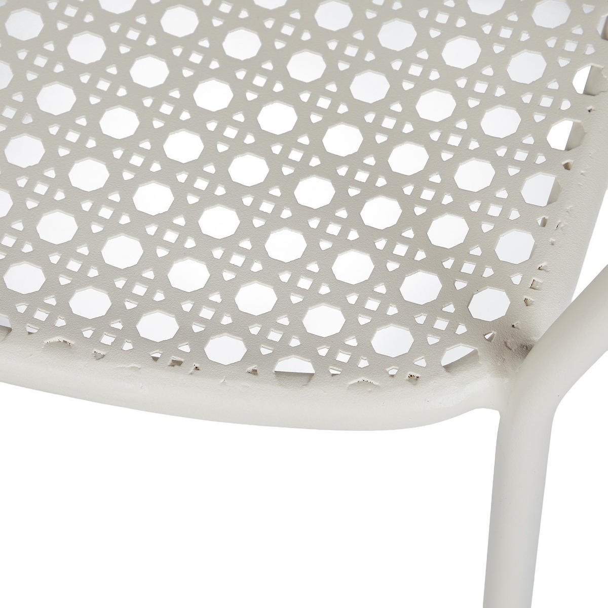 STAPELSTUHL (2er-Set) New Twist - Beige, Metall (58/80/60cm) - Butlers