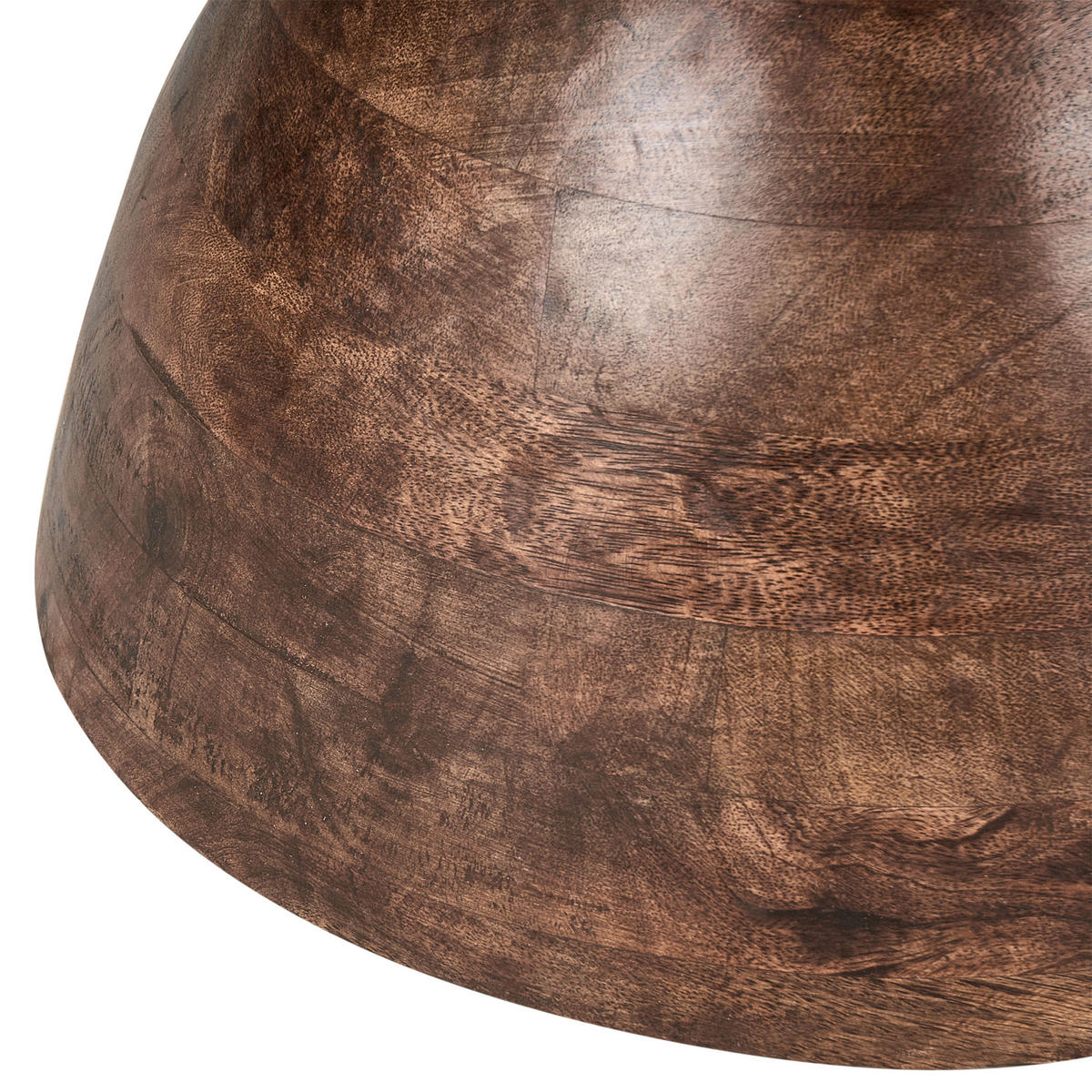 JÍDELNÍ STŮL Tmavě hnědý 120/120 cm Mangové dřevo Silvon - tmavě hnědá, dřevo (120/120/70cm) - Beliani