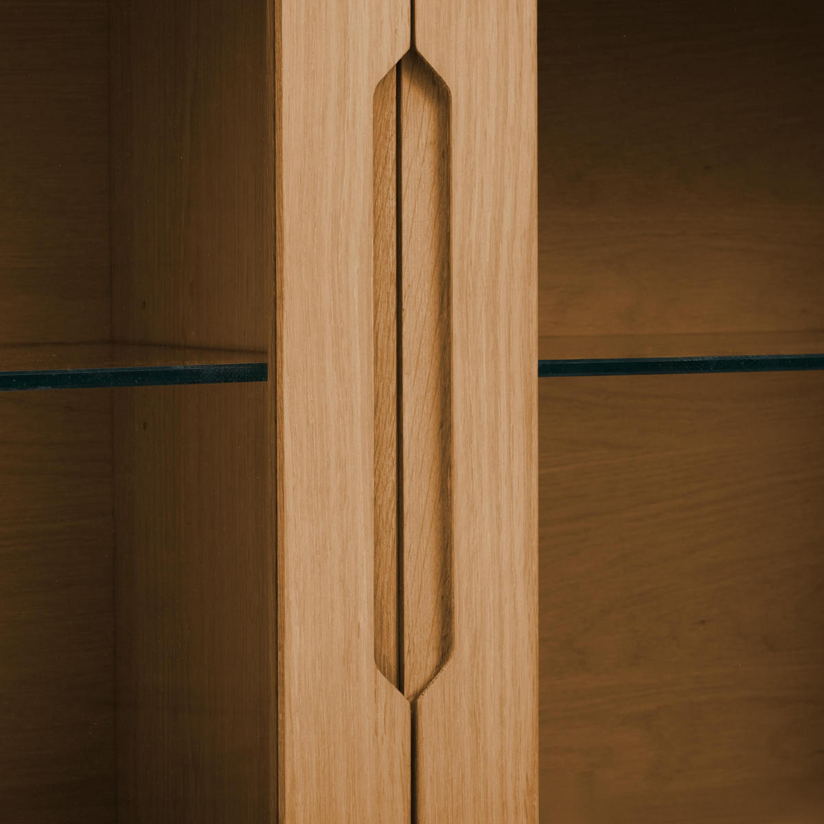 HÄNGESCHRANK mit LED Beleuchtung Wildeiche - Honigeiche/Eichefarben, Holzwerkstoff (160/60/37cm) - Furnhouse