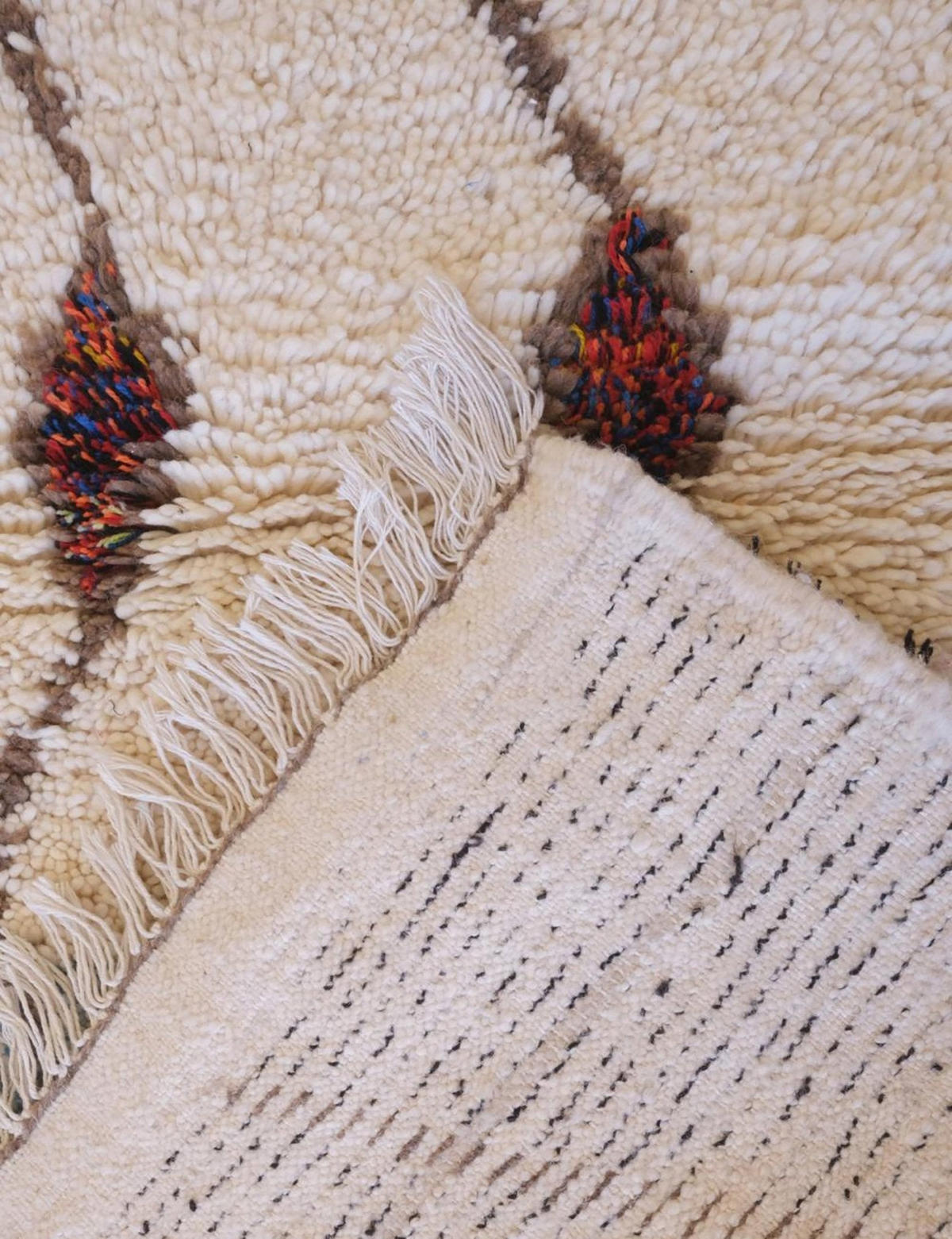 BERBERTEPPICH aus reiner Wolle 106x 147 cm - Multicolor, Naturmaterialien (106/147cm) - AFK Living