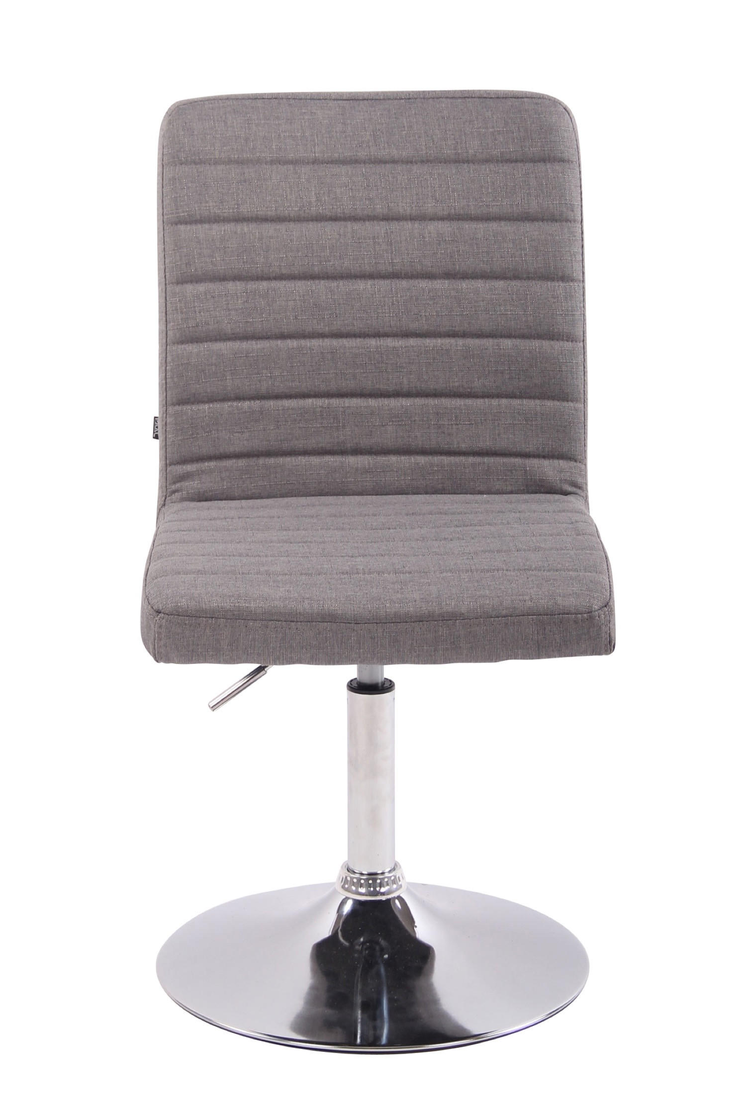 ESSZIMMERSTUHL Evon, Stoff grau - Edelstahlfarben/Grau, Textil/Metall (44/97/60cm) - TPFLiving