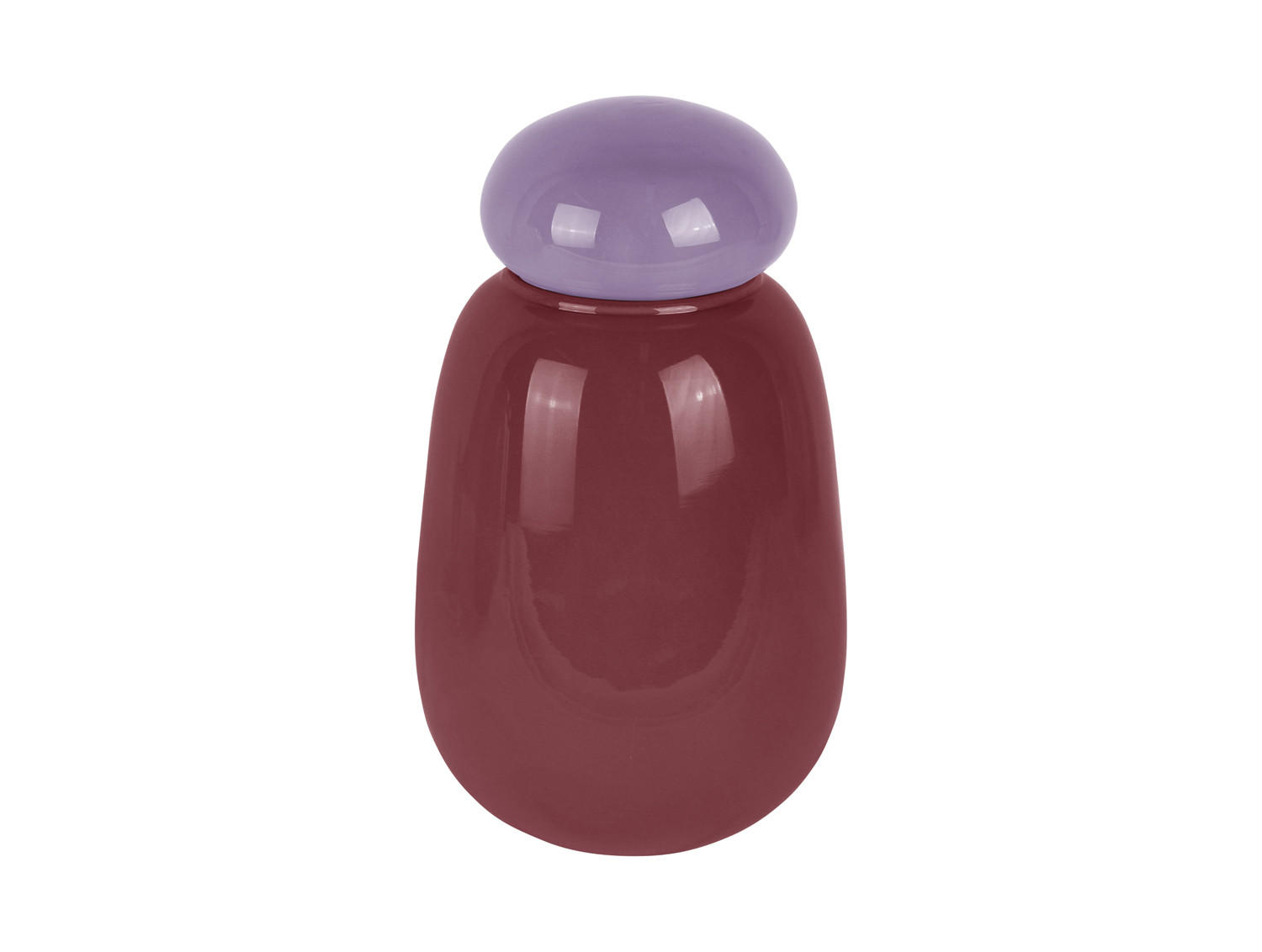 VASE Nuevo Dulce - Lila - 12,5/22 cm - Lila, Glas (12.5/22cm) - Present Time