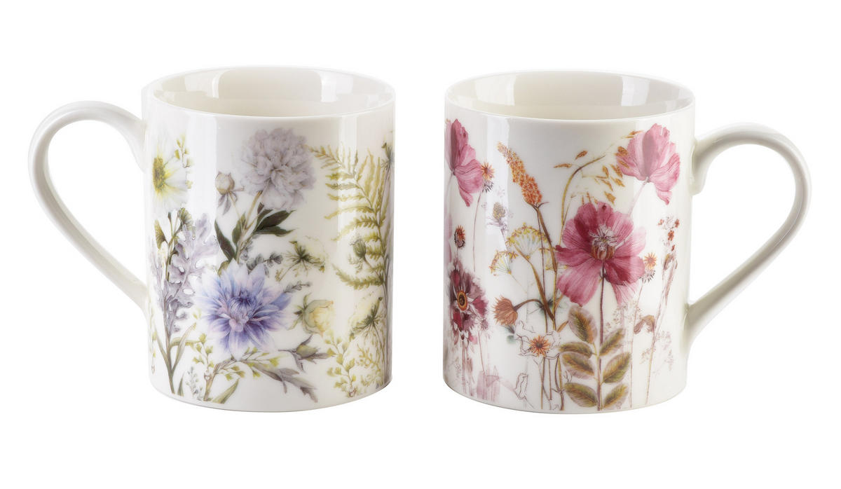 BECHER Colorato Violett Rosa 25/9.5/10 cm Keramik - Violett/Rosa, Keramik (9.5/10/25cm) - Mondex
