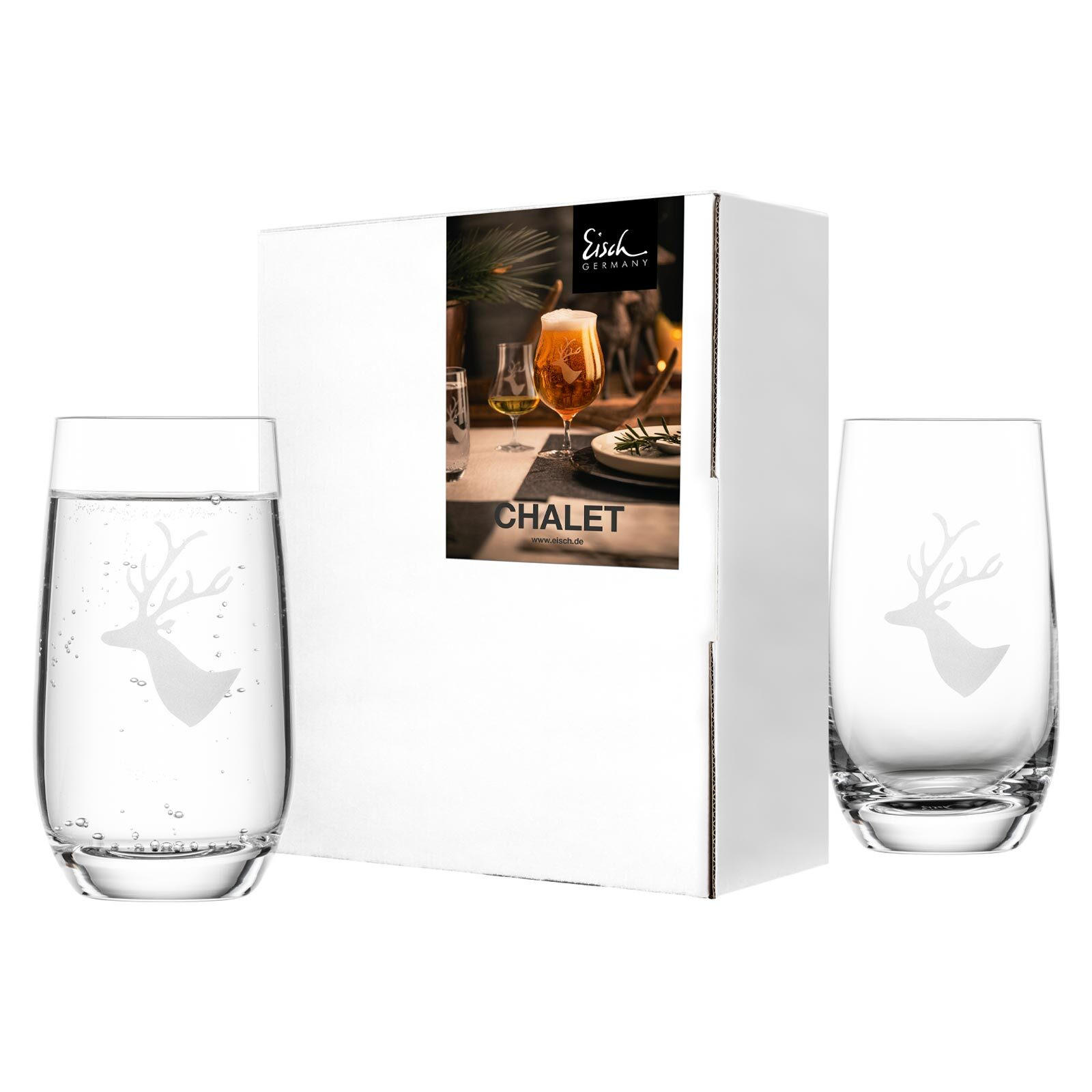 BECHER Chalet transparent 350 ml 2er Set - Transparent, Glas (0.35L) - Eisch