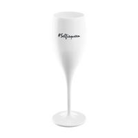 SEKTGLAS SUPERGLAS MIT DRUCK CHEERS NO. 1 transparent 100 ml - Transparent, Kunststoff (0.1L) - Koziol