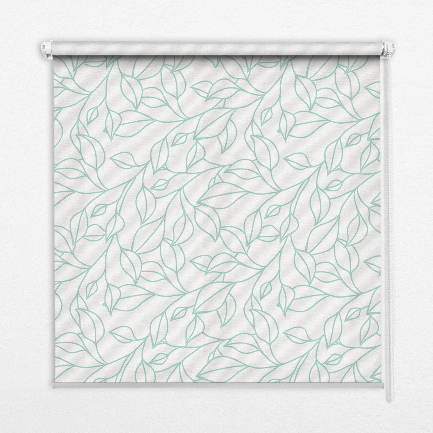TULUP VNITŘNÍ roleta - okenní roleta - roleta - 90x140 cm - Tyrkysové listy