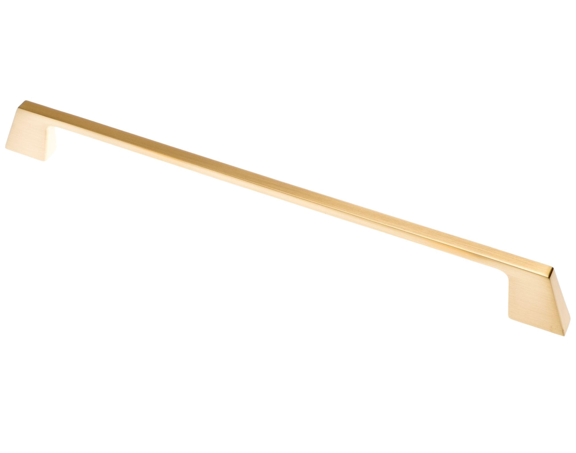 MÖBELGRIFF BA 256mm, Küchengriff Goldfarbig matt, Türgriff Stilo - Goldfarben, Metall (0.8/3/28.1cm)
