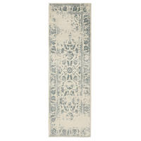 VINTAGE-LÄUFER Suki 80/240 cm - Creme/Mintgrün, Kunststoff (80/240cm) - benuta