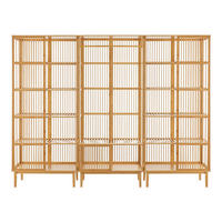 GARDEROBENSCHRANK - Naturfarben, Holz (240/185/45cm) - [en.casa]