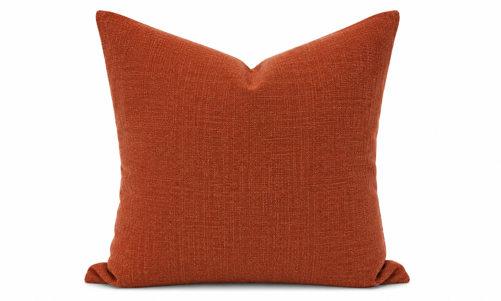 KISSENBEZUG Leinenoptik 40/40 cm Terracotta - Terracotta, Textil (40/40cm) - TiborTex