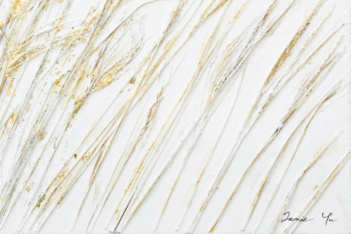 ACRYLBILD HANDGEMALT 100/75 cm - Beige, Holz/Textil (100/75cm) - KUNSTLOFT
