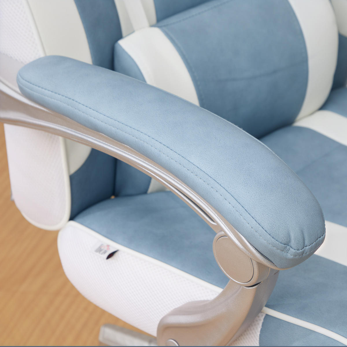 GAMING-STUHL Blau 63.0/63.0/123.0 cm - Blau, Kunststoff (63/123/63cm)