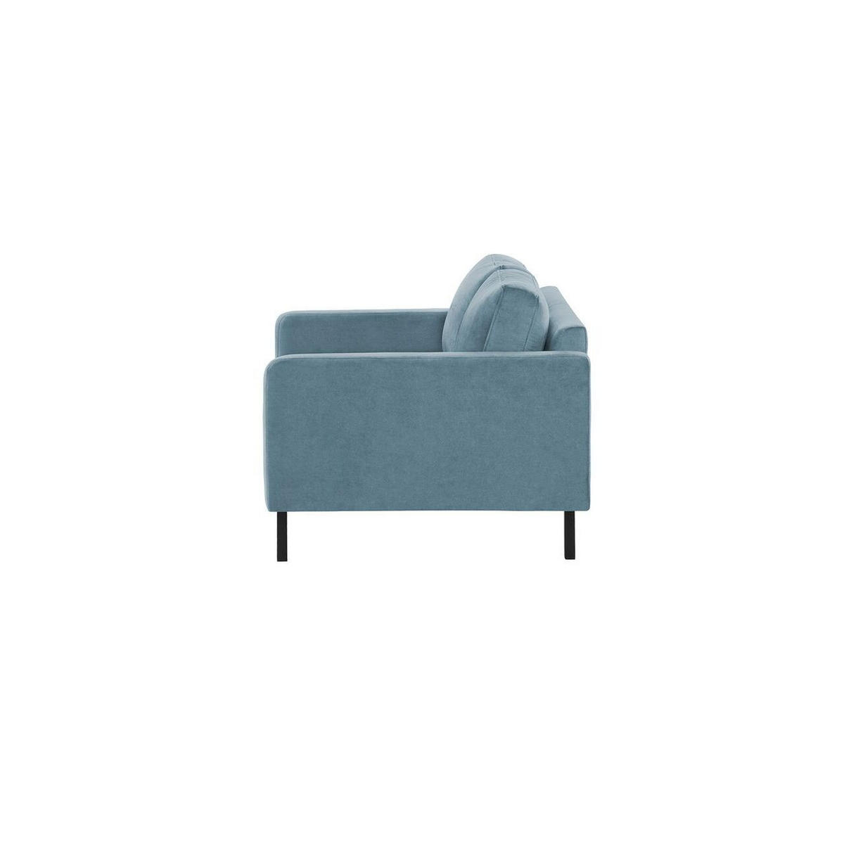ZWEISITZER-SOFA Lioni-Kronos 31 - Hellblau, Holz/Textil (143/84/94cm)