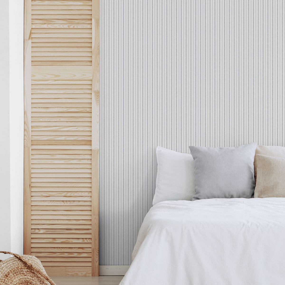 TAPETE Streifen 53 cm x 10.05 m - Blau, Papier (53/1000cm) - Sanders & Sanders