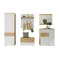 GARDEROBE 5-teilig in 290/200/38 cm - Weiß, Holz (290/200/38cm) - moebel dich auf