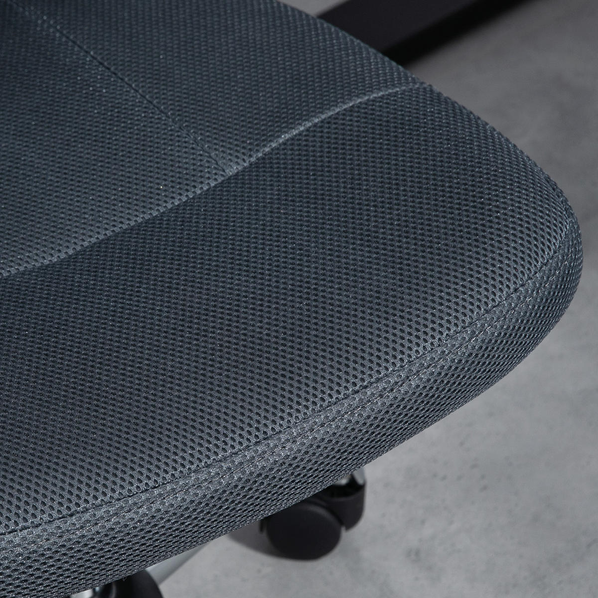 DREHSTUHL DE-11701 Mesh höhenverstellbar Dunkelgrau - Dunkelgrau, Textil (58/100/43cm) - ComfortXL
